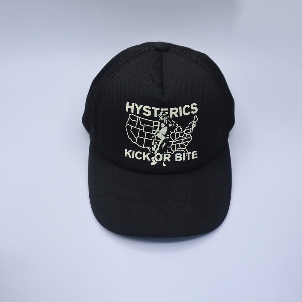 Hysteric Glamour Kick or Bite Trucker Hat – Curated-479